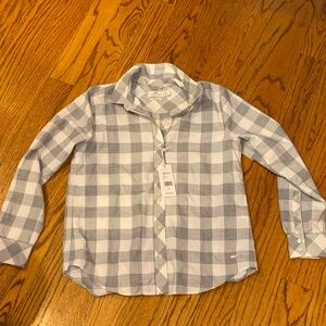 Vineyard Vines Relaxed Flannel women’s shirt NWT size 4